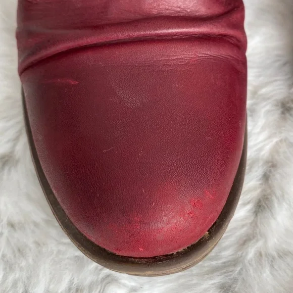 Miz Mooz Louise Ankle Bootie in Bordeaux - Size 8 - Picture 7 of 8